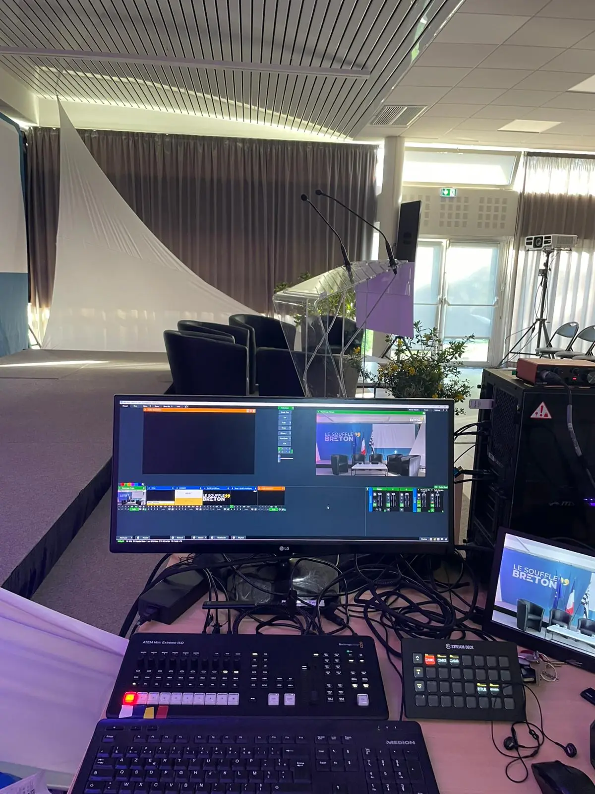 Setup multicam pour événement